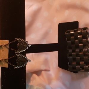 Plunder Frasier earrings and Barbara bracelet